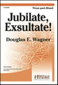 Jubilate, Exsultate! Three-Part Mixed choral sheet music cover